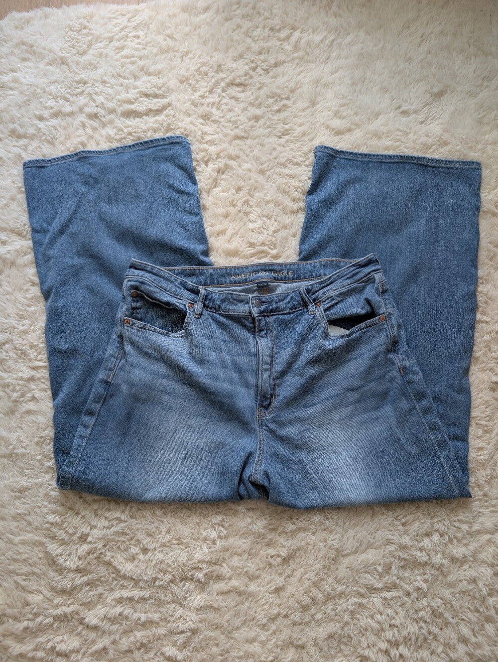 American Eagle Outfitters Light Blue Flare Jeans
